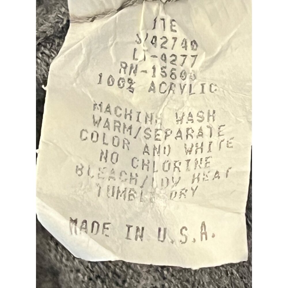 Vintage Designers Originals Womens 38 Medium Gray Turtleneck Sweater USA Acrylic - Picture 6 of 16